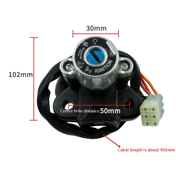 Motorcycle Modification Set Lock Fuel Tank Cover Electric Door Lock Suitable For Suzuki GSF600 / GSF1200 - Theft Protection by PMC TechLife | Online Shopping South Africa | PMC TechLife | Buy Now Pay Later Mobicred