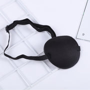 2pcs One-Eyed Dragon Pirate Makeup Eye Mask Children Groove Amblyopia Strabismus Full Cover Single Eye Mask(Black)