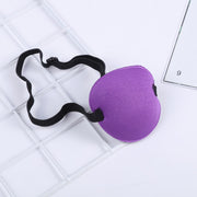 2pcs One-Eyed Dragon Pirate Makeup Eye Mask Children Groove Amblyopia Strabismus Full Cover Single Eye Mask(Purple)