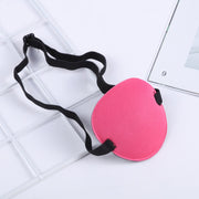 2pcs One-Eyed Dragon Pirate Makeup Eye Mask Children Groove Amblyopia Strabismus Full Cover Single Eye Mask(Rose Red)