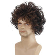 Men Fluffy Short Curly Wig Sets(Black Brown) - free shipping - PMC TechLife - Order now!