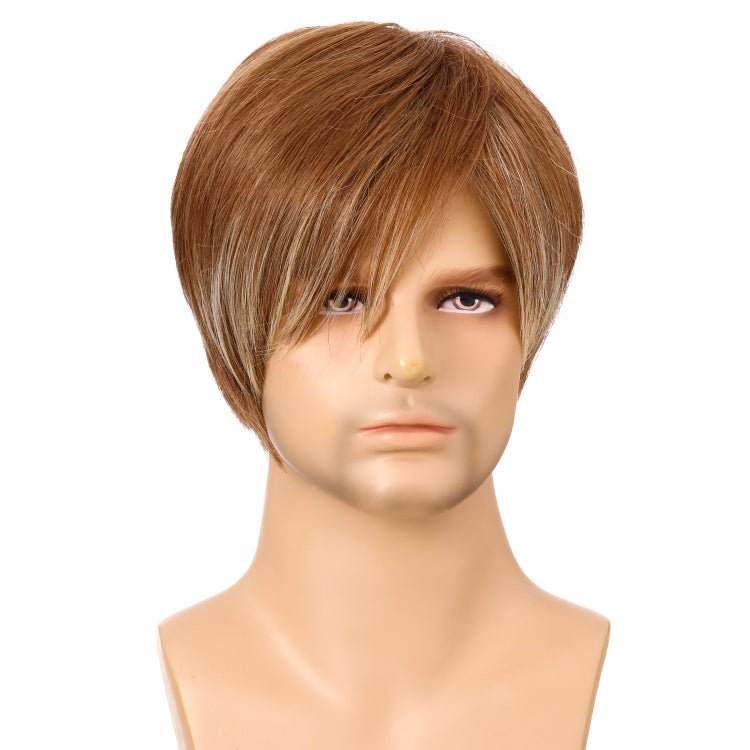 Men Realistic Natural High Temperature Wire Short Wigs(WIG-M45) - free shipping - PMC TechLife - Order now!