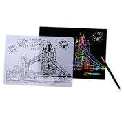 9 Sydney Construction Series Painting Template Theme City A4 Label Template