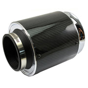 013 Car Universal Modified High Flow Carbon Fiber Mushroom Head Style Air Filter, Specification: Large 76mm Inner Diameter