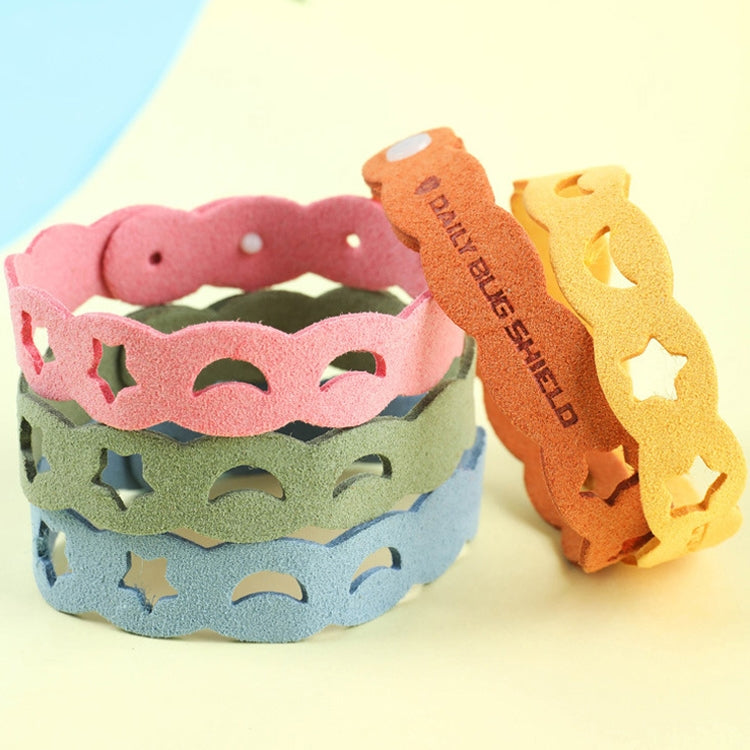 5pcs BUGS Mosquito Repellent Bracelet Mosquito Ring Outdoor Mosquito Bracelet Color Random Delivery, Style: Staroon Bracelet - Repellent Wristband by PMC TechLife | Online Shopping South Africa | PMC TechLife | Buy Now Pay Later Mobicred