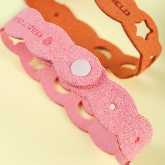 5pcs BUGS Mosquito Repellent Bracelet Mosquito Ring Outdoor Mosquito Bracelet Color Random Delivery, Style: Staroon Bracelet