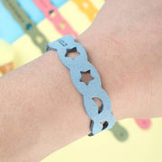 5pcs BUGS Mosquito Repellent Bracelet Mosquito Ring Outdoor Mosquito Bracelet Color Random Delivery, Style: Staroon Bracelet