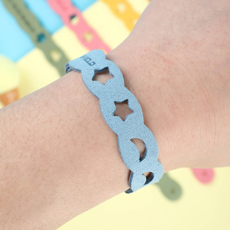 5pcs BUGS Mosquito Repellent Bracelet Mosquito Ring Outdoor Mosquito Bracelet Color Random Delivery, Style: Staroon Bracelet