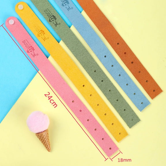 5pcs BUGS Mosquito Repellent Bracelet Mosquito Ring Outdoor Mosquito Bracelet Color Random Delivery, Style: Staroon Bracelet