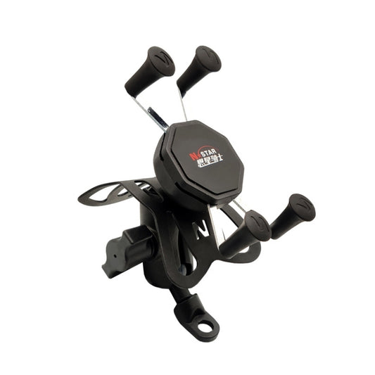 N-STAR N002 Motorcycle Bicycle Mobile Phone Bracket Riding Equipment(Large Tilted Head) - free shipping - PMC Jewellery - Order now!