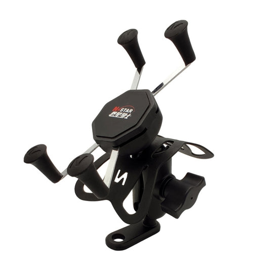 N-STAR N002 Motorcycle Bicycle Mobile Phone Bracket Riding Equipment(Small L Head) - free shipping - PMC Jewellery - Order now!