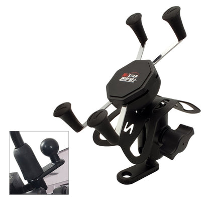 N-STAR N002 Motorcycle Bicycle Mobile Phone Bracket Riding Equipment(Small L Head) - free shipping - PMC Jewellery - Order now!