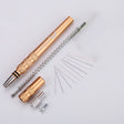 MM VWAN Magic Hairdressing Eyebrow Trimming Engraving Pen Scoring Stainless Steel Razor(Golden) - free shipping - PMC TechLife - Order now!