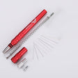 MM VWAN Magic Hairdressing Eyebrow Trimming Engraving Pen Scoring Stainless Steel Razor(Red) - free shipping - PMC TechLife - Order now!