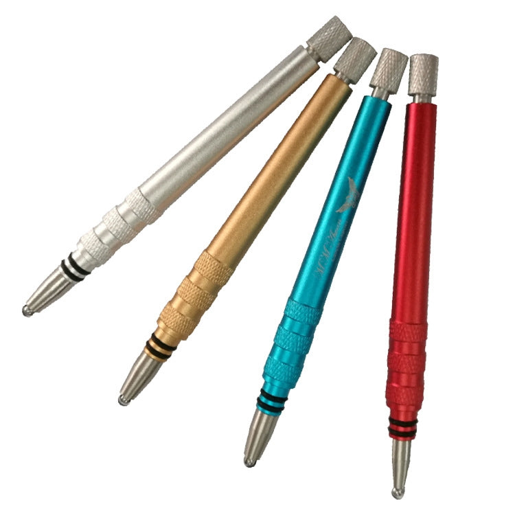 MM VWAN Magic Hairdressing Eyebrow Trimming Engraving Pen Scoring Stainless Steel Razor(Blue)