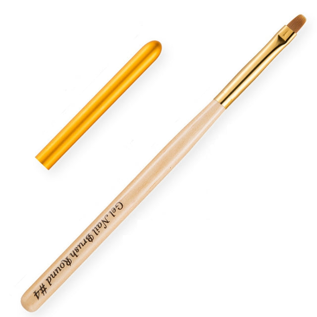 Nail Art Pen Nail Round Head Phototherapy Pen Painted Pen Brush Beauty Brush(Number 4)