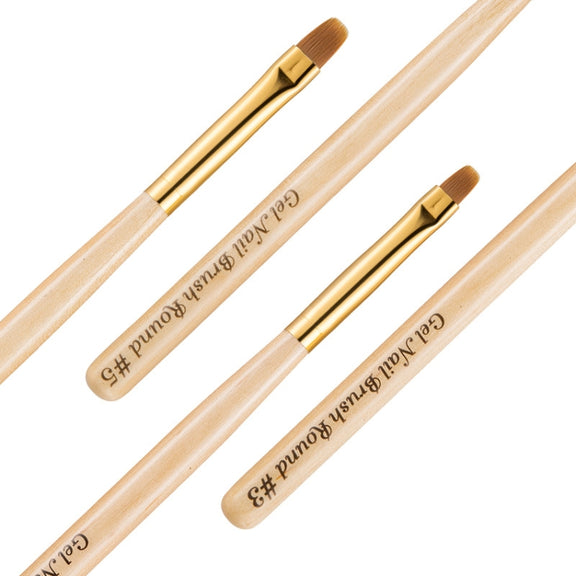 Nail Art Pen Nail Round Head Phototherapy Pen Painted Pen Brush Beauty Brush(Number 4)