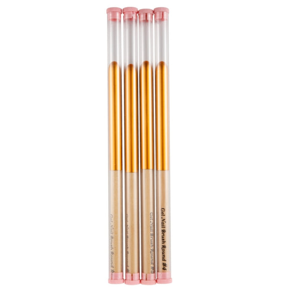 Nail Art Pen Nail Round Head Phototherapy Pen Painted Pen Brush Beauty Brush(Number 4)