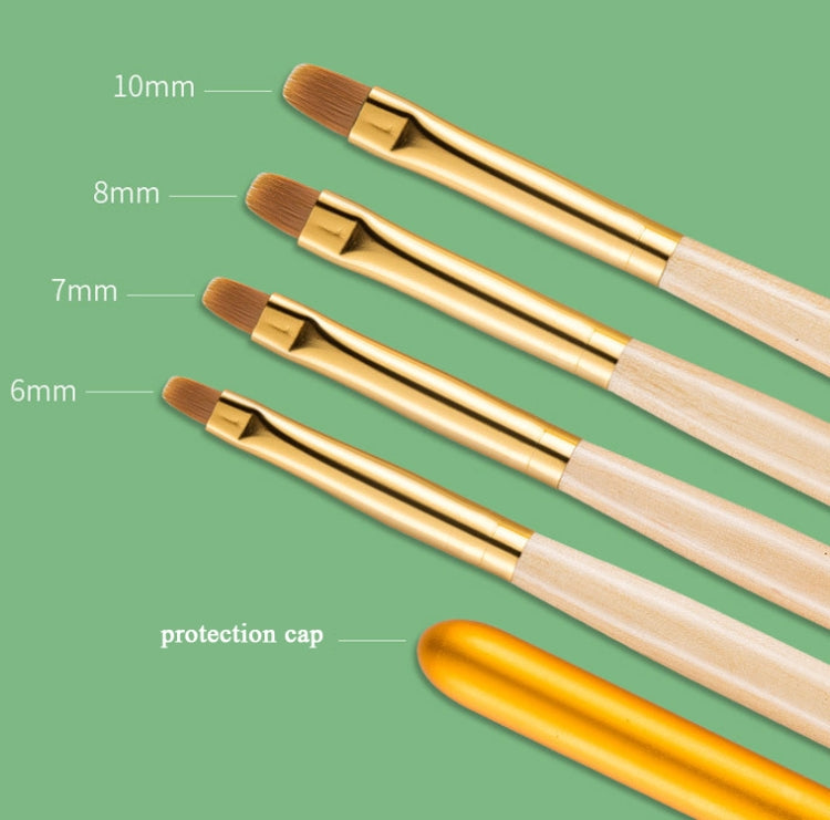 Nail Art Pen Nail Round Head Phototherapy Pen Painted Pen Brush Beauty Brush(Number 4)