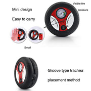 DC12V 12A Car Portable Air Pump Electric Car Tire Pump, Specification��� 16-cylinder Small Motor