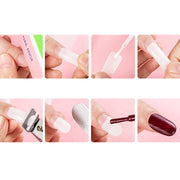 Manicure Tool  Set Fingernails Word Cut Set, Specification: Transparent Semi-post