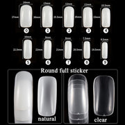 Manicure Tool  Set Fingernails Word Cut Set, Specification: Natural Full Post