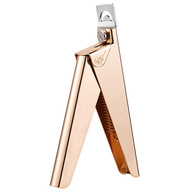 Nail Word Cut French U-Shaped Cut Fake Nail Cut Stainless Steel Nail Knife, Color Classification: Golden