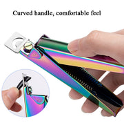 Nail Word Cut French U-Shaped Cut Fake Nail Cut Stainless Steel Nail Knife, Color Classification: Golden