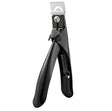 Nail Word Cut French U-Shaped Cut Fake Nail Cut Stainless Steel Nail Knife, Color Classification: Electrophoretic Black - free shipping - PMC Jewellery - Order now!