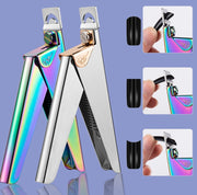 FABIYAN Nail Art Scissors Set Stainless Steel Nail Clippers Dead Skin Scissors Remover Steel Push, Specification: Set 1