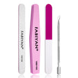 FABIYAN Nail Art Tool Set Manicure Disarm Tool Set, Specification: 4-piece Set - Nail Art Equipment by PMC Jewellery | Online Shopping South Africa | PMC Jewellery | Buy Now Pay Later Mobicred