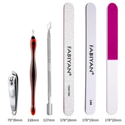 FABIYAN Nail Art Tool Set Manicure Disarm Tool Set, Specification: 4-piece Set