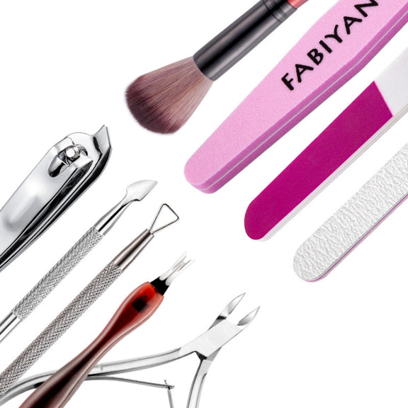 FABIYAN Nail Art Tool Set Manicure Disarm Tool Set, Specification: 5-piece Set