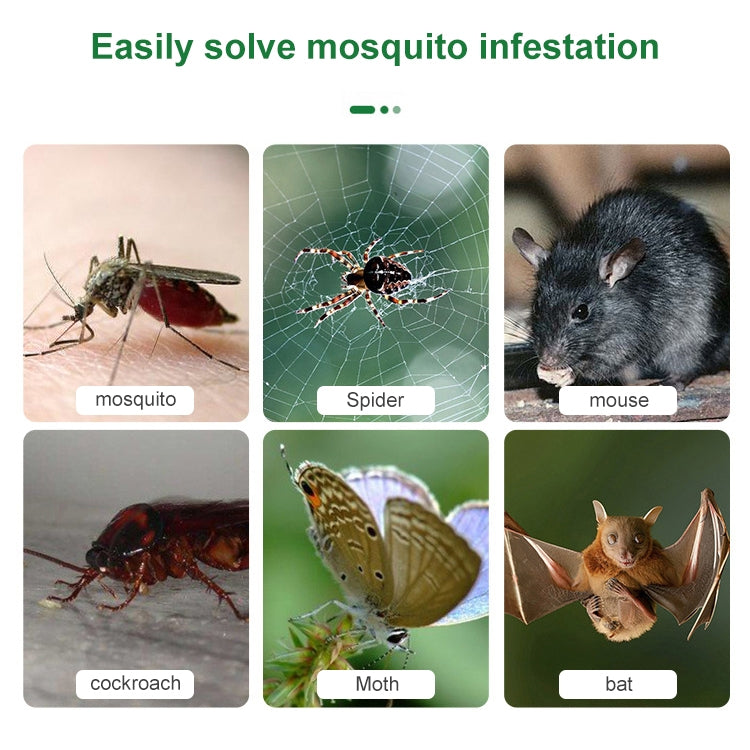 JL-215 Ultrasonic Mosquito Killer High-Power Double-Horn High-Frequency Mouse Repeller, Product specifications: US Plug(Ink)