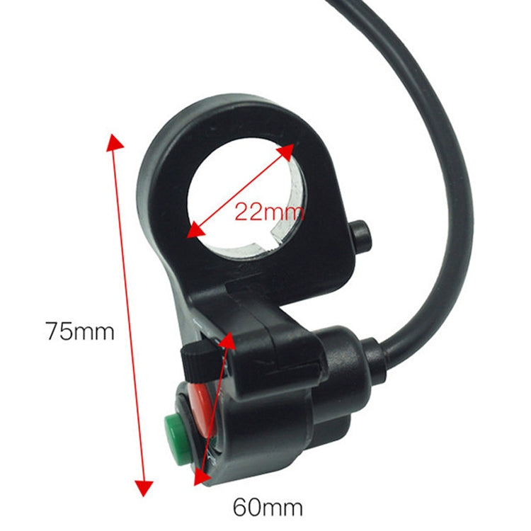 Motorcycle Modified Accessories Multi-Function Speaker Shifting Turning Light Switch - Electrical System by PMC TechLife | Online Shopping South Africa | PMC TechLife