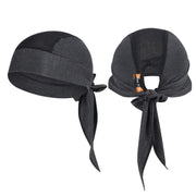 West Biking Summer Ice Silk Pirate Cap Riding Cap Men And Women  Outdoor Windproof Sunscreen Headgear, Size: Free Size(Tying Rope Gray)