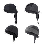 West Biking Summer Ice Silk Pirate Cap Riding Cap Men And Women  Outdoor Windproof Sunscreen Headgear, Size: Free Size(Triangle Towel Black)