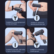 Muscles Relax Massager Fitness Equipment Fascia Gun, Colour: Professional Model (Black)