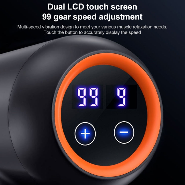 Muscles Relax Massager Fitness Equipment Fascia Gun, Colour: Storage Model (Black)