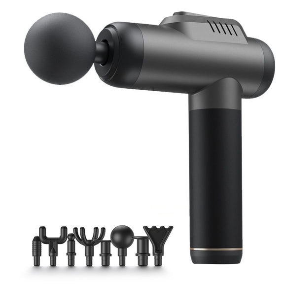 Muscles Relax Massager Fitness Equipment Fascia Gun, Colour: Flagship Upgrade (6 Gears Gray)