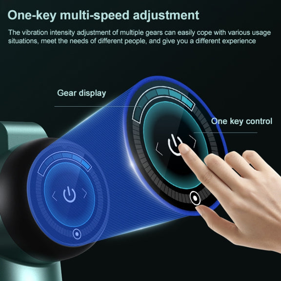 Muscles Relax Massager Fitness Equipment Fascia Gun, Colour: Flagship Upgrade (6 Gears Gray)