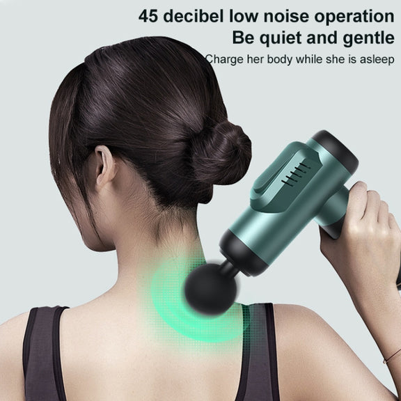 Muscles Relax Massager Fitness Equipment Fascia Gun, Colour: Flagship Upgrade (6 Gears Gray)