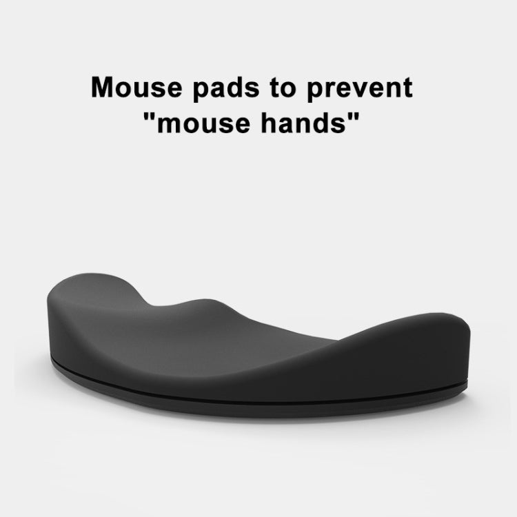 Silicone Wrist Support Mouse Pad Mobile Palm Rest Office Hand Rest Right Hand Version - Mouse Pads by PMC TechLife | Online Shopping South Africa | PMC TechLife