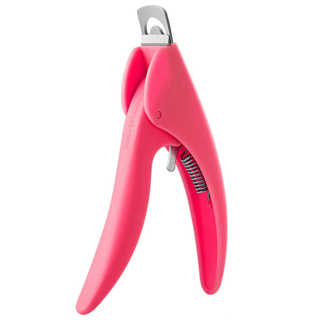 Nail Scissors U-Shaped Scissors DIY French Nail Fake Nail Scissors, Specification: Rose Red