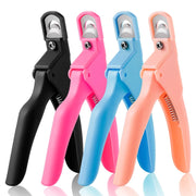 5pcs Nail Scissors U-Shaped Scissors DIY French Nail Fake Nail Scissors, Specification: Orange With Hood