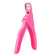 Nail Scissors U-Shaped Scissors DIY French Nail Fake Nail Scissors, Specification: Rose Red With Hood - free shipping - PMC Jewellery - Order now!