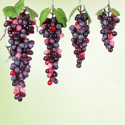 4 Bunches 60 Granules Agate Grapes Simulation Fruit Simulation Grapes PVC with Cream Grape Shoot Props - free shipping - PMC Jewellery - Order now!
