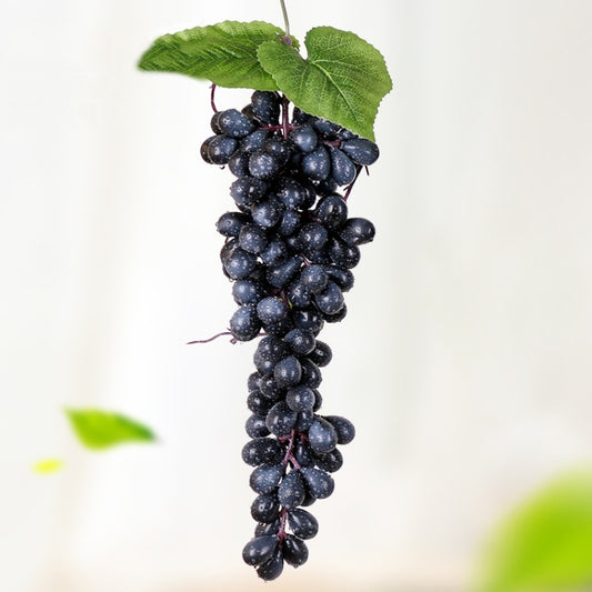 2 Bunches 110 Black Grapes Simulation Fruit Simulation Grapes PVC with Cream Grape Shoot Props - free shipping - PMC Jewellery - Order now!