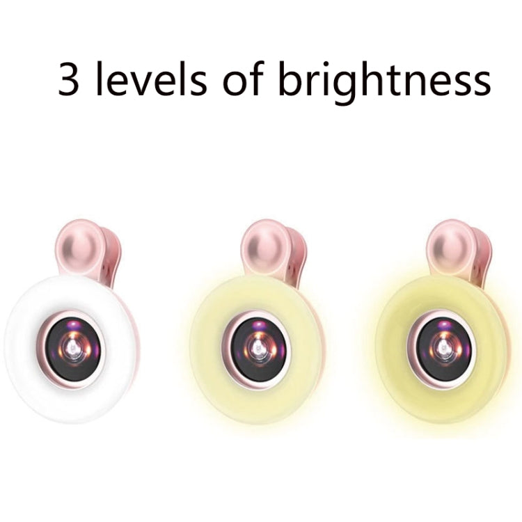 Mobile Phone Macro Lens Beauty Makeup Selfie Light(Black) - Selfie Light by PMC TechLife | Online Shopping South Africa | PMC TechLife