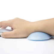 Creative Wristband Cute Silicone Hand Pillow Crystal Wrist Mouse Holder, Size: 12.7x6.2x1.8cm, Colour: Light Blue